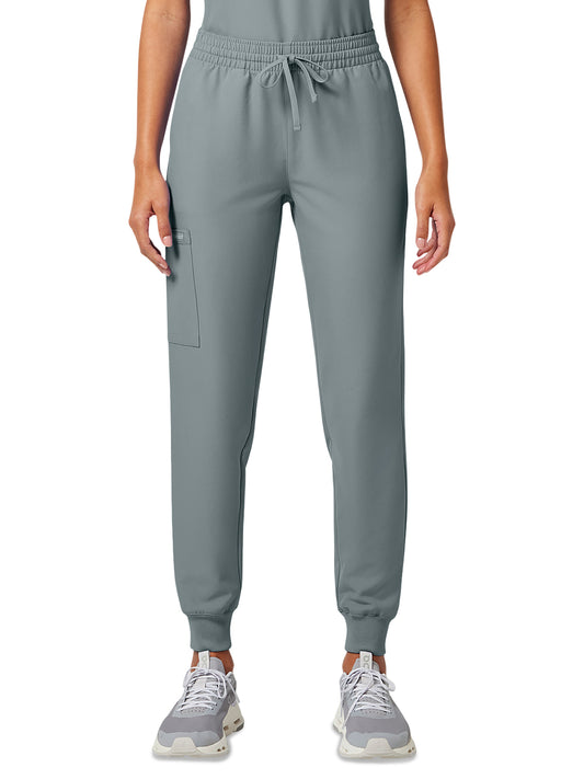 Women's 5-Pocket Mid Rise Jogger Pant - CK00034A - Grey