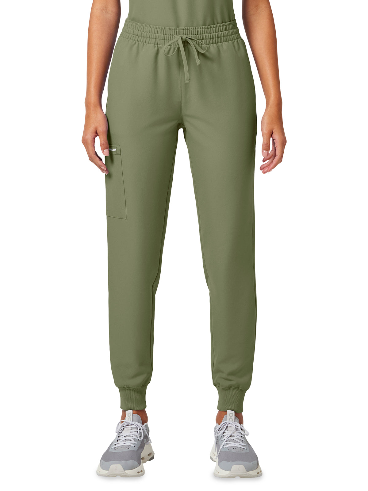Women's 5-Pocket Mid Rise Jogger Pant - CK00034A - Olive
