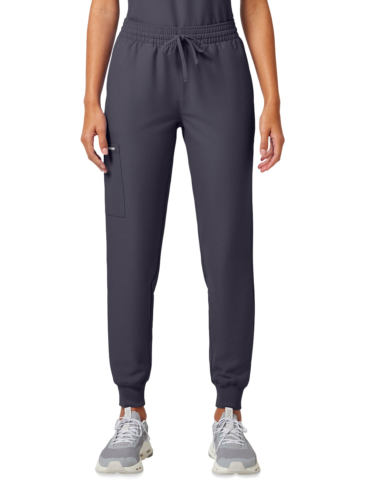 Women's 5-Pocket Mid Rise Jogger Pant - CK00034A - Pewter