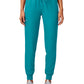 Women's 5-Pocket Mid Rise Jogger Pant - CK00034A - Teal Blue