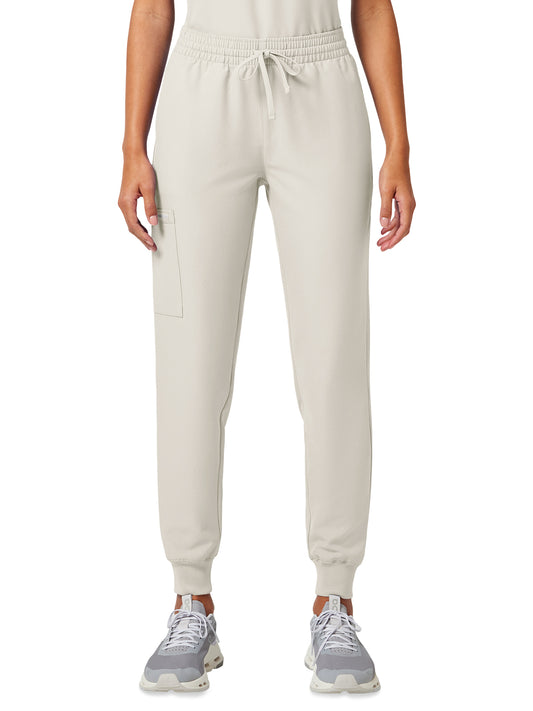Women's 5-Pocket Mid Rise Jogger Pant - CK00034A - White