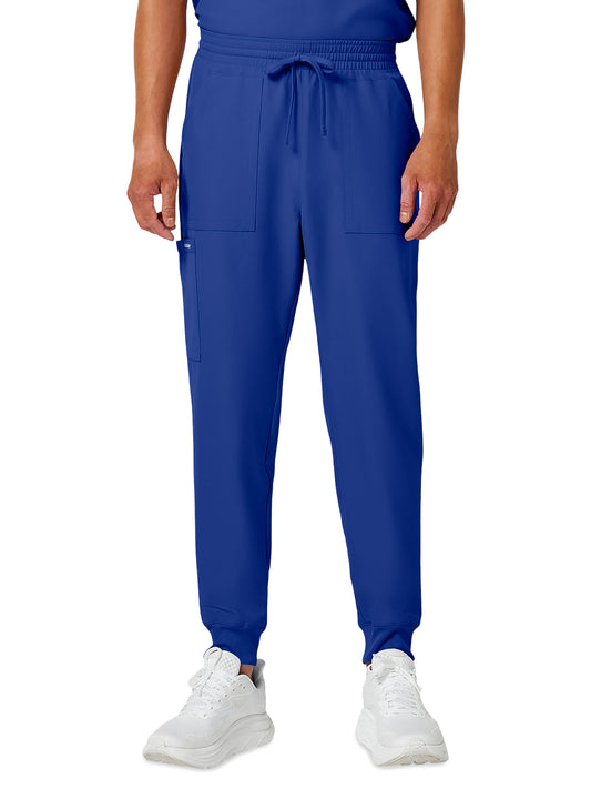 Men's 4-Pocket Mid Rise Jogger Pant - CK00035A - Galaxy Blue