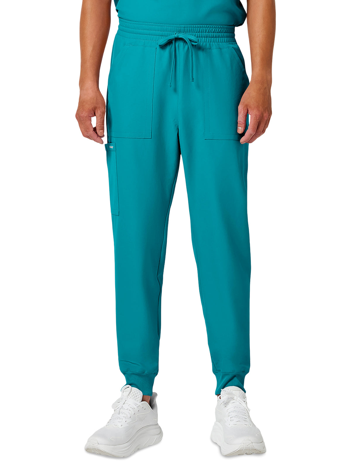 Men's 4-Pocket Mid Rise Jogger Pant - CK00035A - Teal Blue