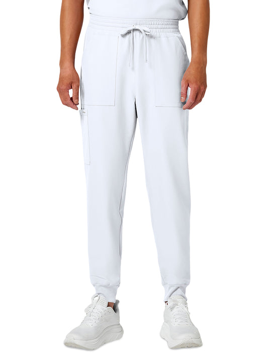 Men's 4-Pocket Mid Rise Jogger Pant - CK00035A - White