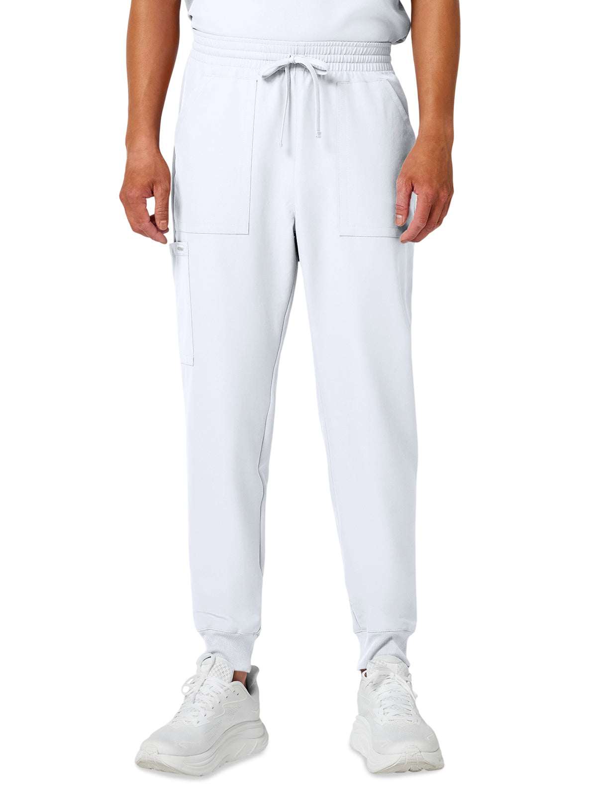 Men's 4-Pocket Mid Rise Jogger Pant - CK00035A - White