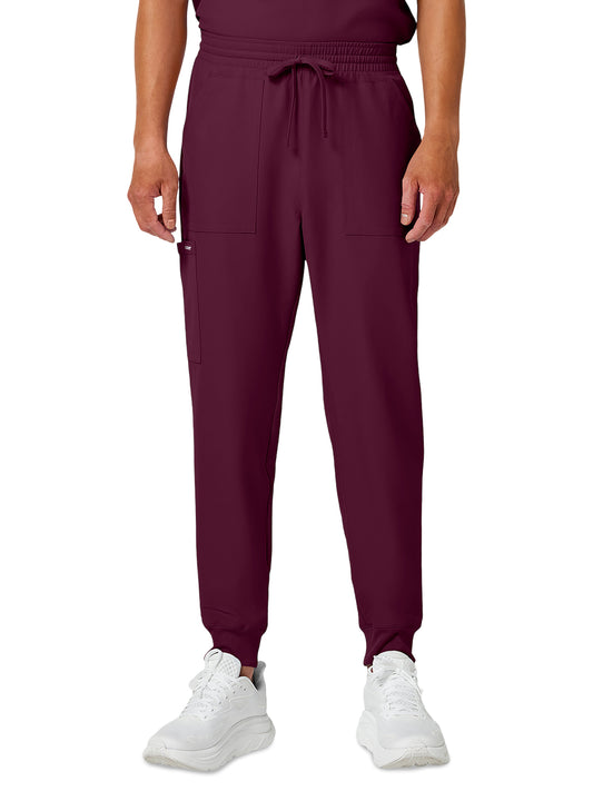 Men's 4-Pocket Mid Rise Jogger Pant - CK00035A - Wine