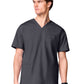 Men's 3-Pocket V-Neck Scrub Top - CK00037 - Pewter