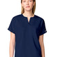 Women's 3-Pocket Mandarin Collar Top - CK00038 - Navy