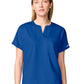 Women's 3-Pocket Mandarin Collar Top - CK00038 - Royal