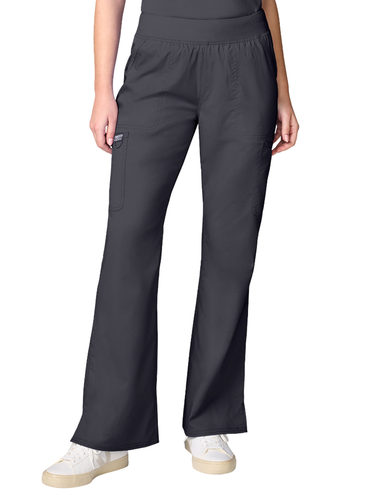 Women's 3-Pocket Flared Cargo Pant - CK00039 - Pewter