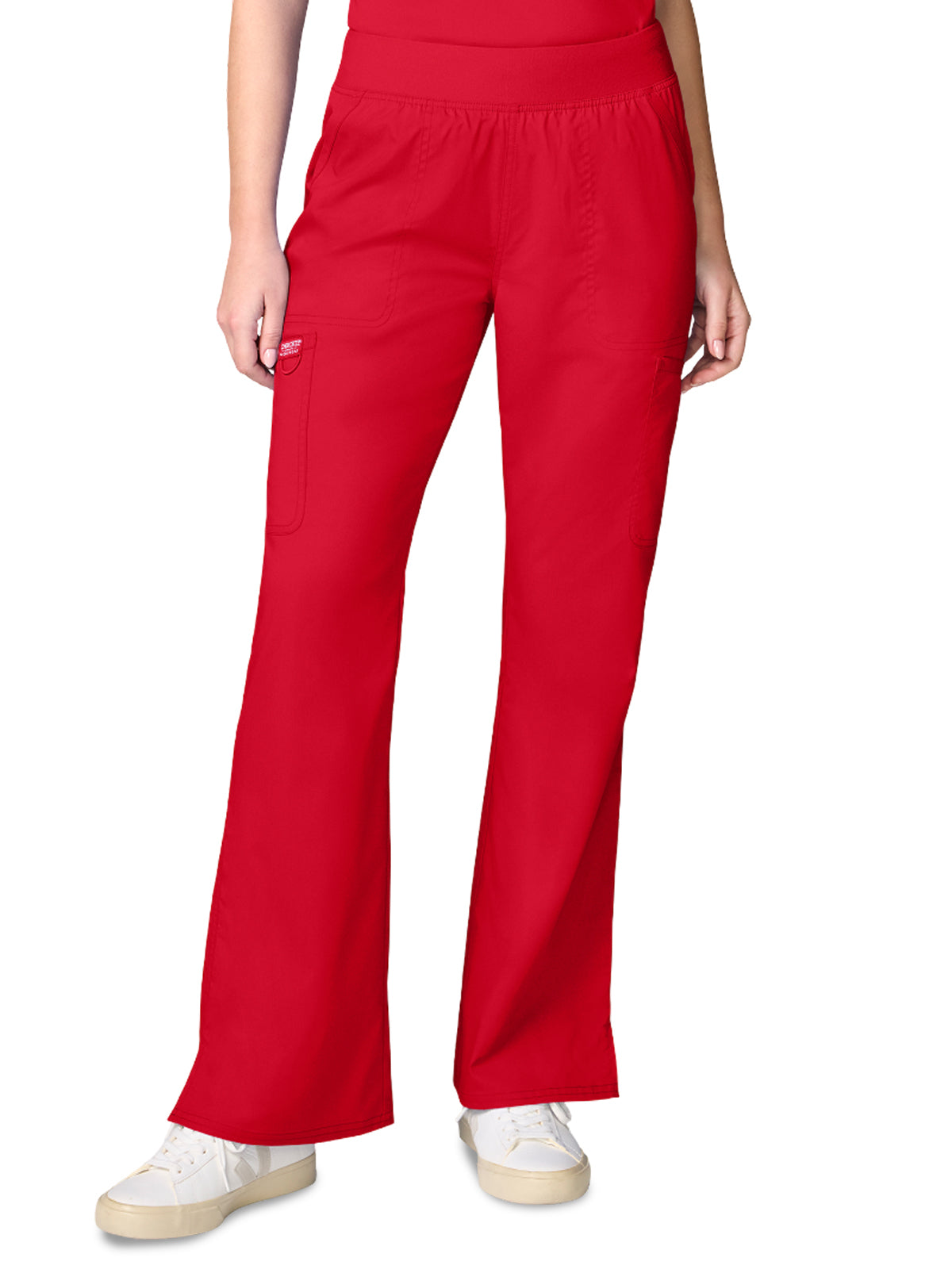 Women's 3-Pocket Flared Cargo Pant - CK00039 - Sweet Paprika