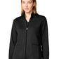 Women's 2-Pocket Fleece Jacket - CK00070 - Black