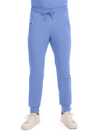 Men's 5-Pocket Mid Rise Jogger Pant - CK004A - Ciel