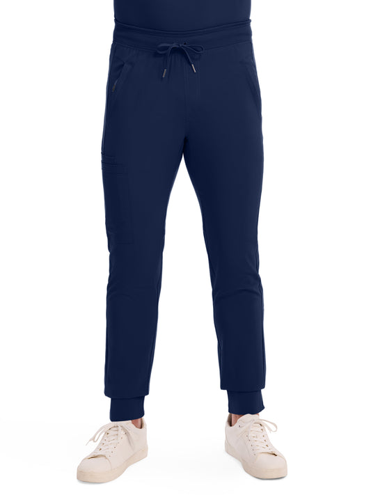 Men's 5-Pocket Mid Rise Jogger Pant - CK004A - Navy