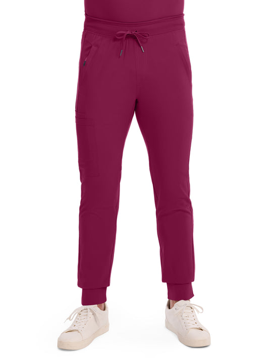 Men's 5-Pocket Mid Rise Jogger Pant - CK004A - Wine