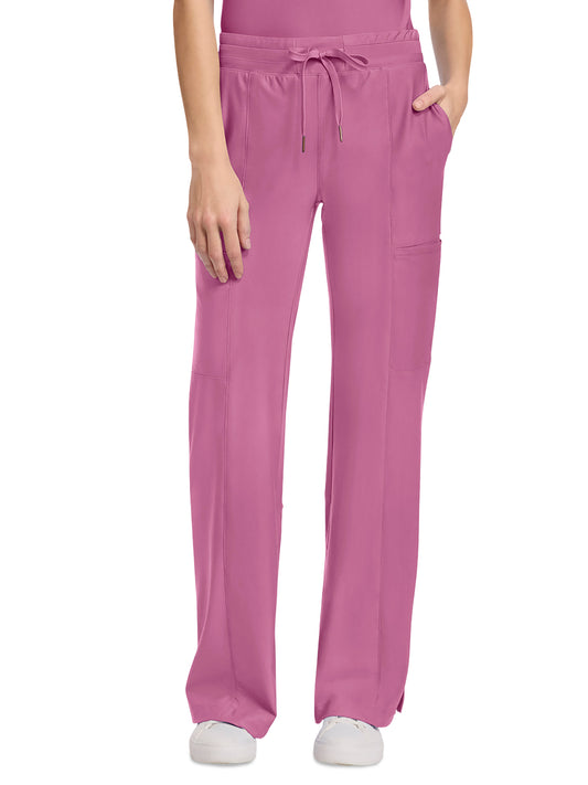 Women's 5-Pocket Trouser Leg Pant - CK026 - Dusty Mauve