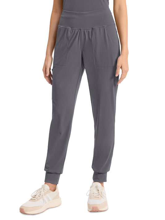 Women's 5-Pocket Jogger Pant - CK033 - Pewter