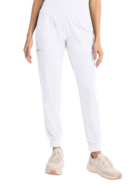 Women's 5-Pocket Jogger Pant - CK033 - White
