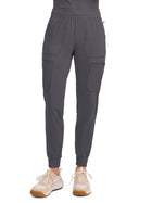Women's 6-Pocket Mid Rise Jogger - CK080A - Pewter