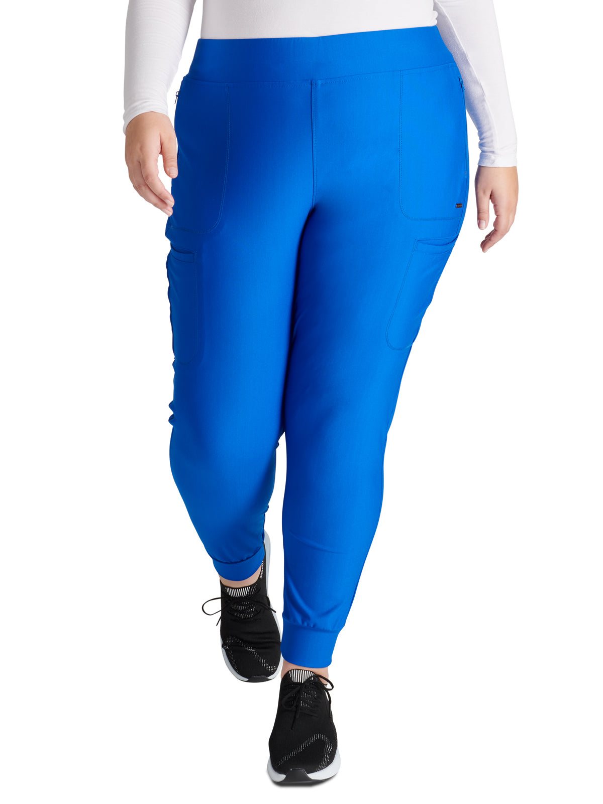 Women's 6-Pocket Tapered Leg Drawstring Pant - CK092 - Royal