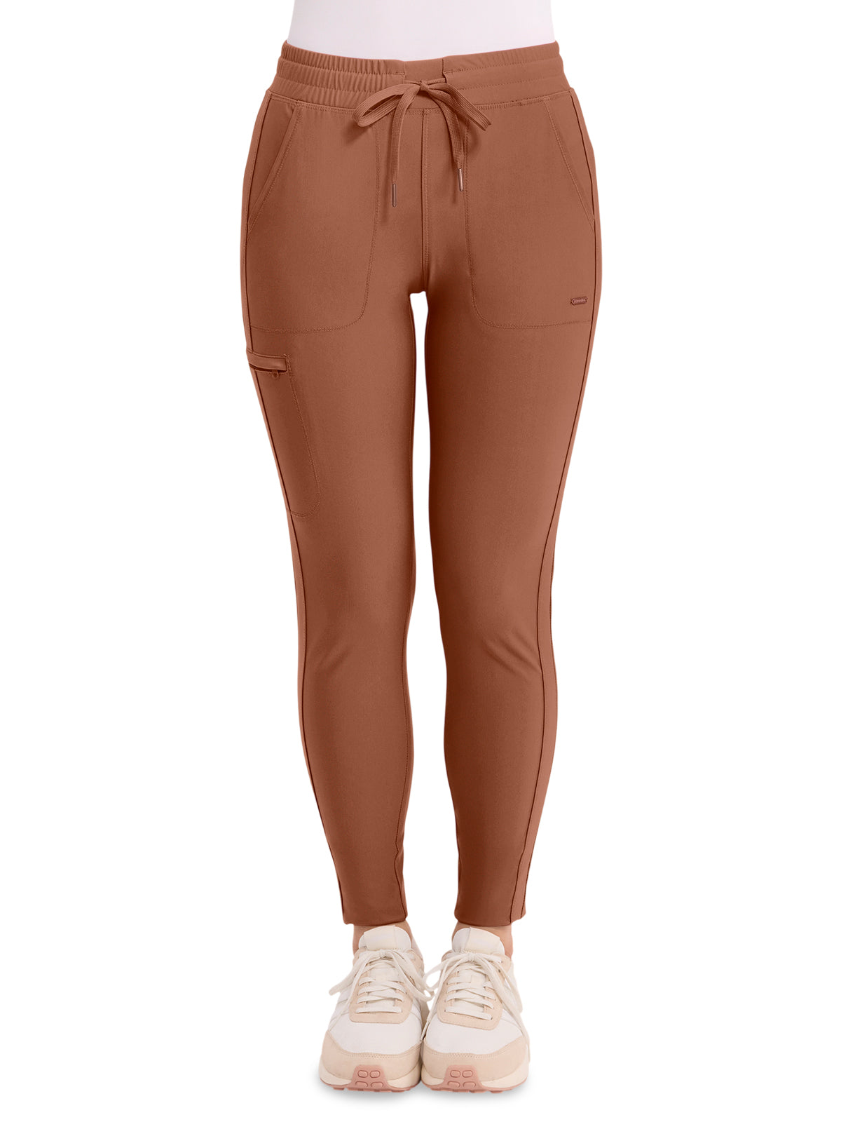 Women's 5 Pocket Tapered Leg Pant - CK095 - Caffe Mocha