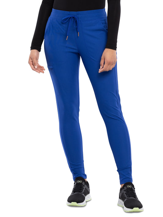 Women's 5 Pocket Tapered Leg Pant - CK095 - Galaxy Blue
