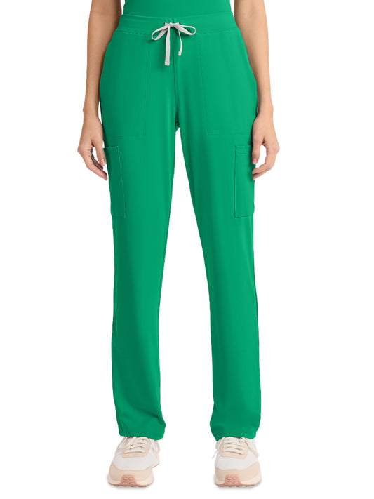 Women's 5-Pocket Straight Leg Pant - CK096 - Green Apple
