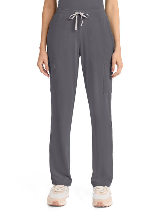 Women's 5-Pocket Straight Leg Pant - CK096 - Pewter