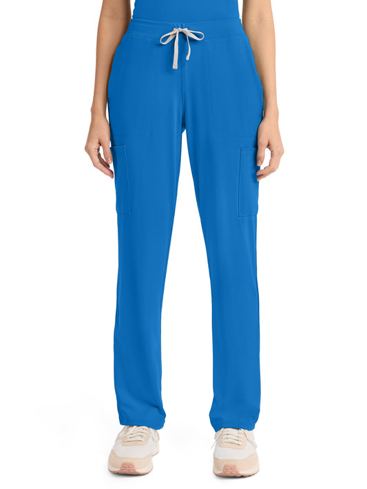Women's 5-Pocket Straight Leg Pant - CK096 - True Blue