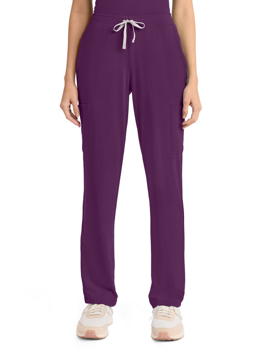 Women's 5-Pocket Straight Leg Pant - CK096 - Wild Mulberry