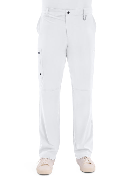 Men's 6-Pocket Tapered Leg Pant - CK200A - White