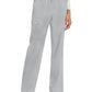 Women's 4-Pocket Drawstring Cargo Pant - CK272A - Grey