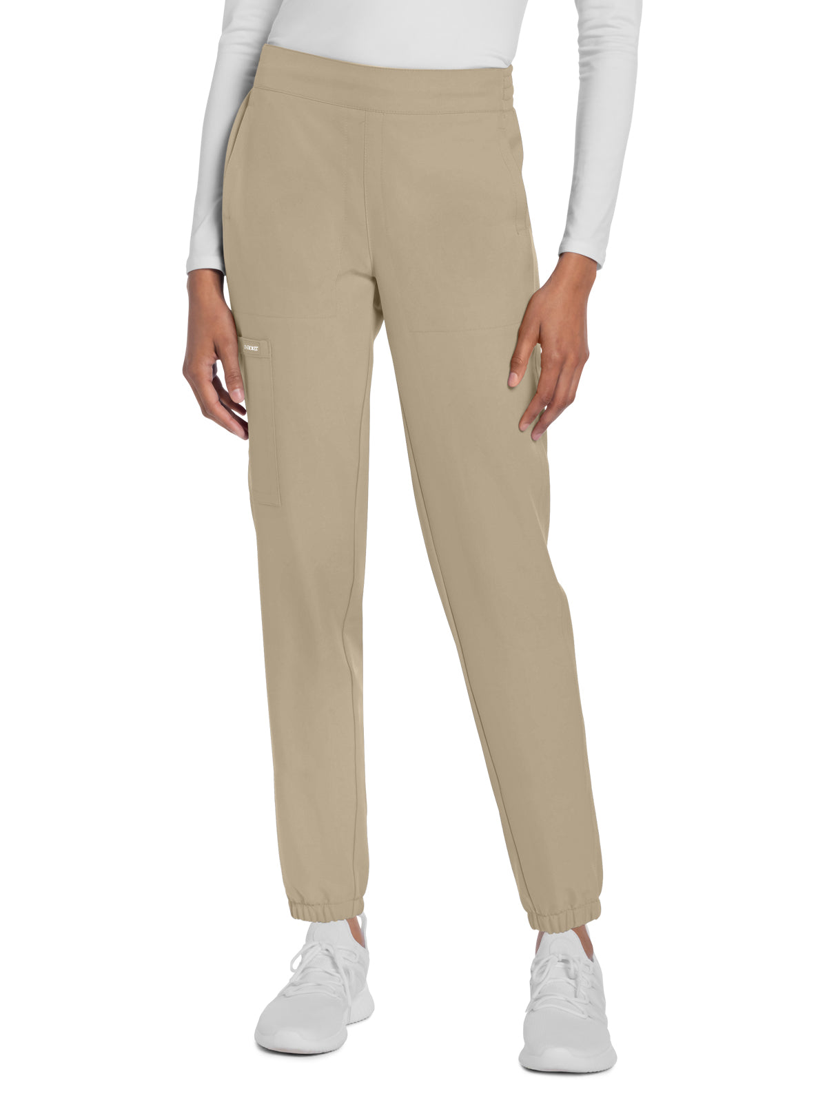 Women's 5-Pocket Mid Rise Jogger - CK273A - Khaki