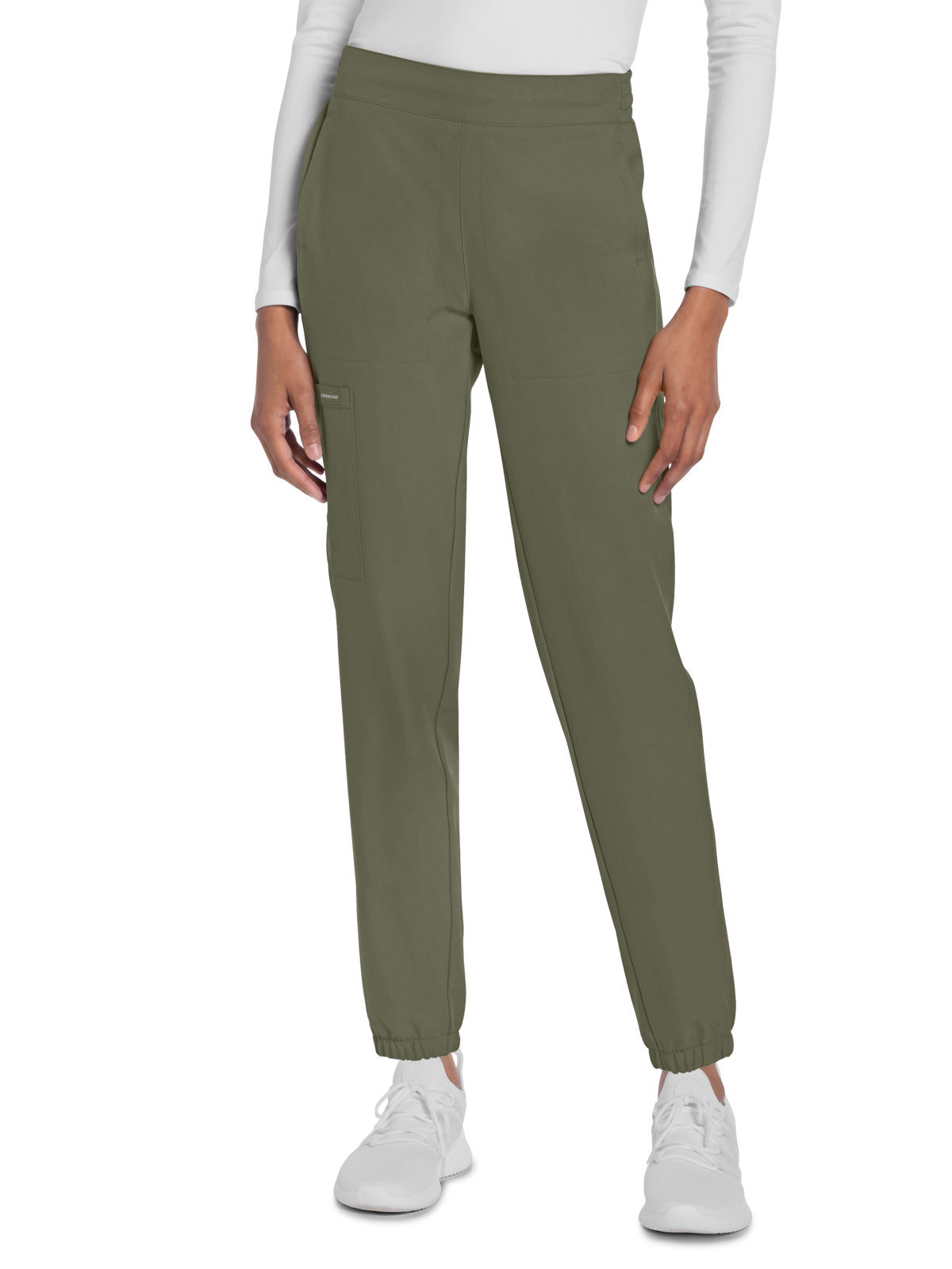 Women's 5-Pocket Mid Rise Jogger - CK273A - Olive