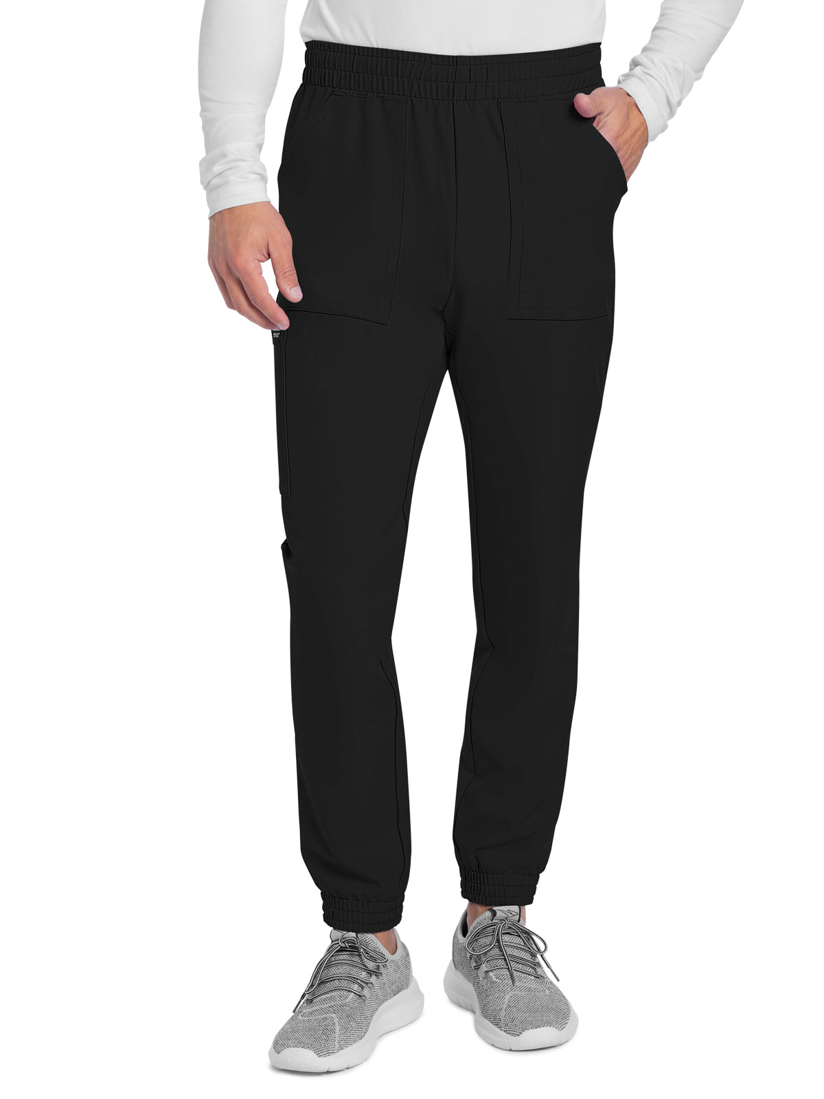 Men's 4-Pocket Mid Rise Jogger Pant - CK278A - Black