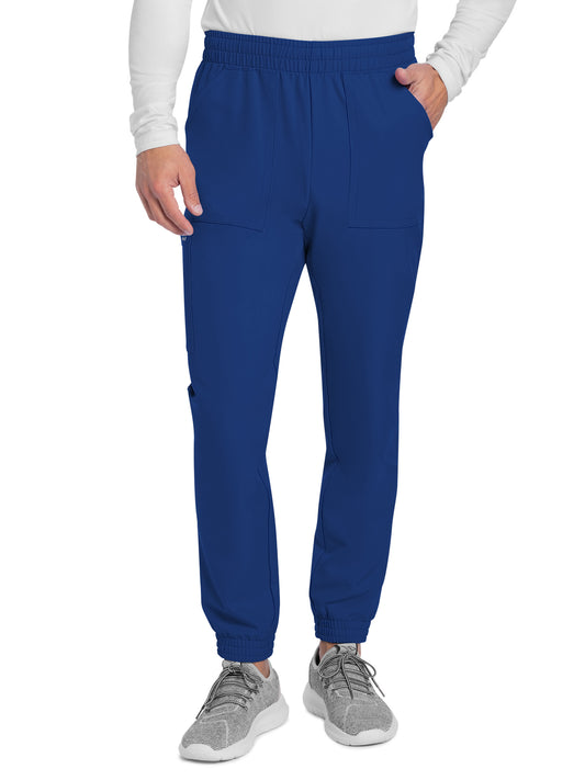 Men's 4-Pocket Mid Rise Jogger Pant - CK278A - Galaxy Blue