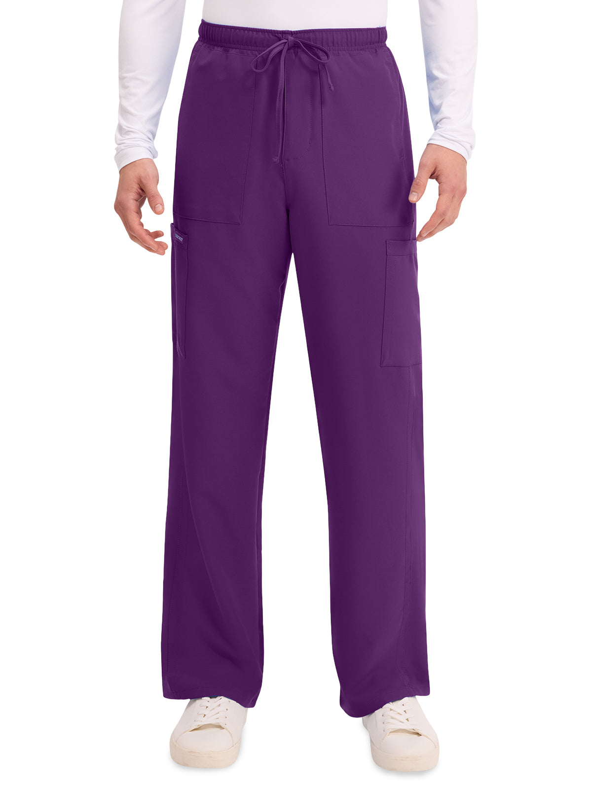 Men's 6-Pocket Straight Leg Pant - CK279A - Eggplant