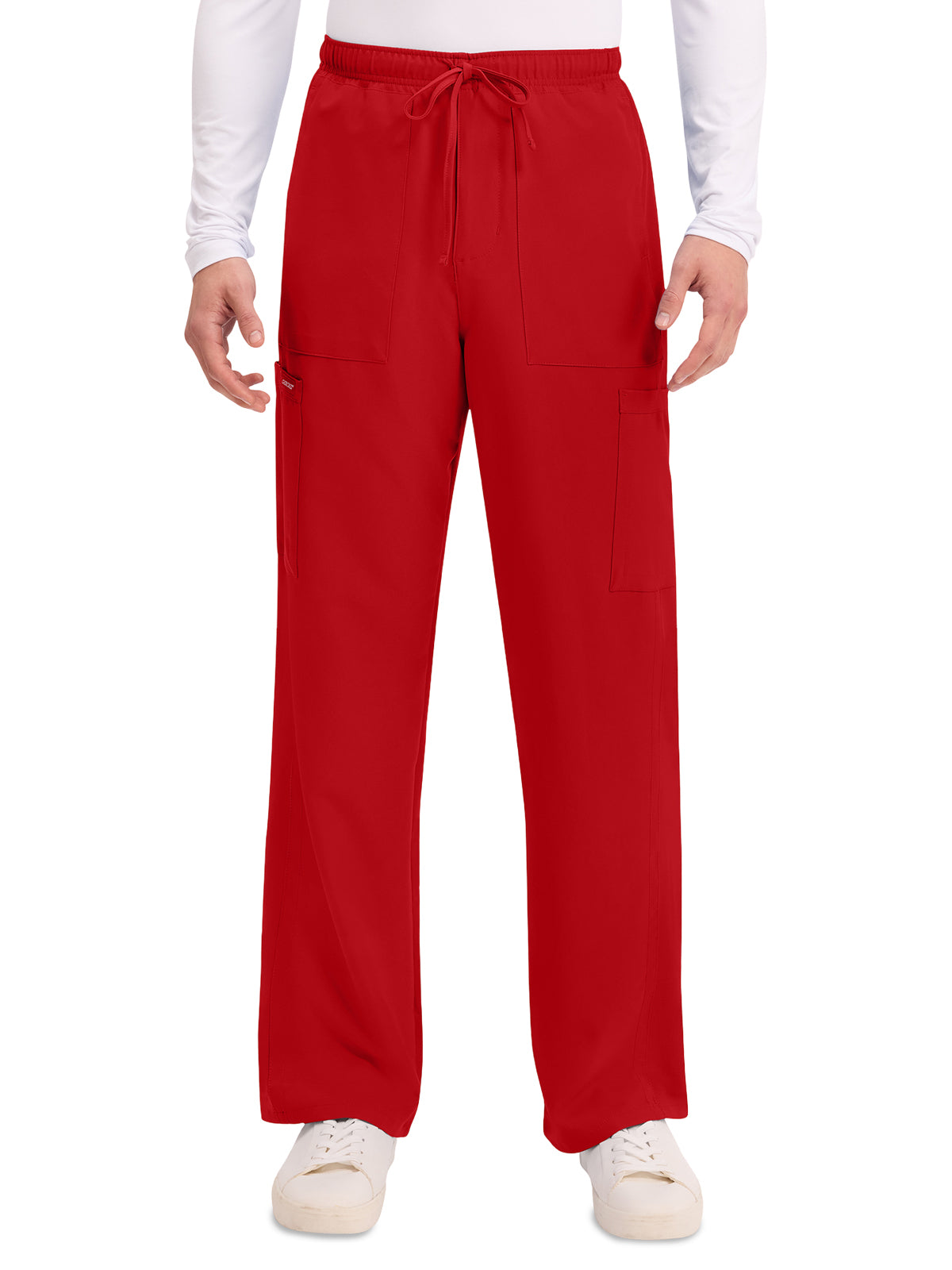 Men's 6-Pocket Straight Leg Pant - CK279A - Red