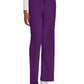 Unisex 3-Pocket Mid Rise Drawstring Pant - CK280A - Eggplant