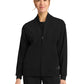 Women's 2-Pocket Warm-Up Jacket - CK353 - Black