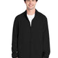Men's 2-Pocket Zip Front Jacket - CK359A - Black