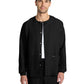 Unisex 2-Pocket Snap Front Jacket - CK393A - Black