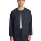 Unisex 2-Pocket Snap Front Jacket - CK393A - Pewter