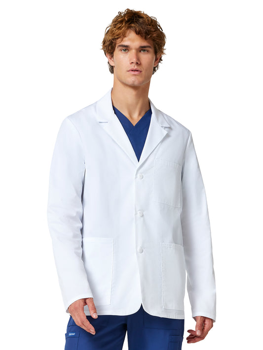 Men's Three-Pocket 30" Consultation Lab Coat - CK401 - White