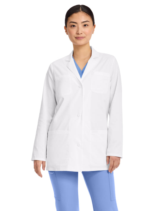 Women's 4-Pocket 30" Consultation Lab Coat - CK434 - White