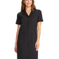 Women's 2-Pocket Button Front Dress - CK512A - Black