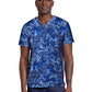 Unisex V-Neck Print Top - CK691 - Halftone Camo