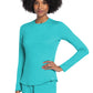 Women's Pocketless Underscrub Tee - CK773 - Turquoise