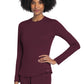 Women's Pocketless Underscrub Tee - CK773 - Wine
