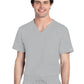 Unisex 1-Pocket V-Neck Top - CK778A - Grey